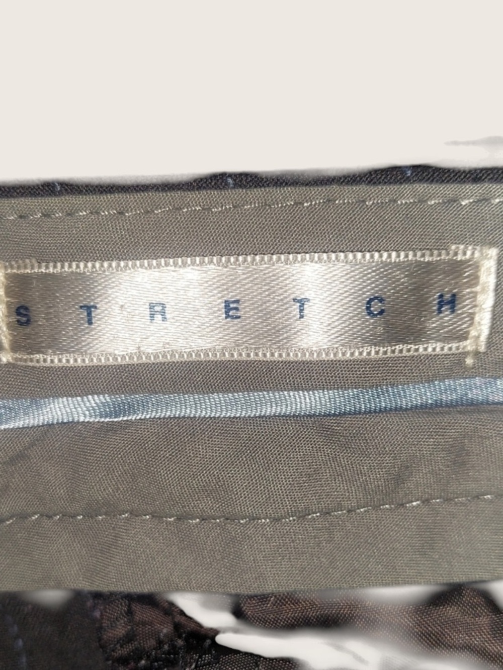 Old Navy Women's Grey with Blue Pinstripe Tailored Trousers, Size 10, GUC - Picture 7 of 9